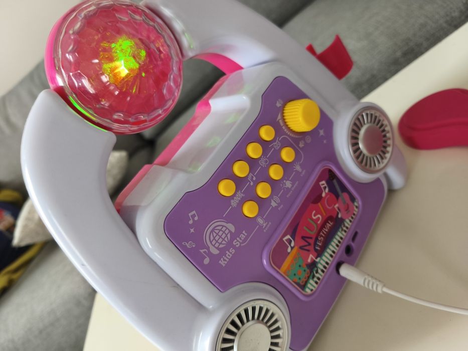 Zestaw muzyczny z mikrofonem