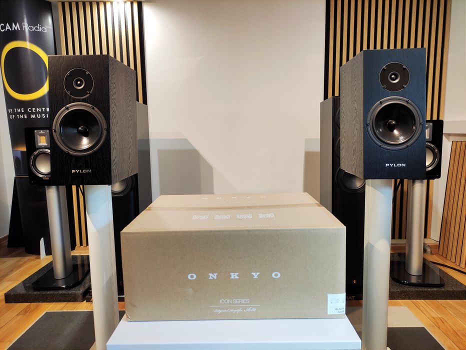Zestaw stereo Onkyo Icon A-50 + Pylon Diamond 18 MKII