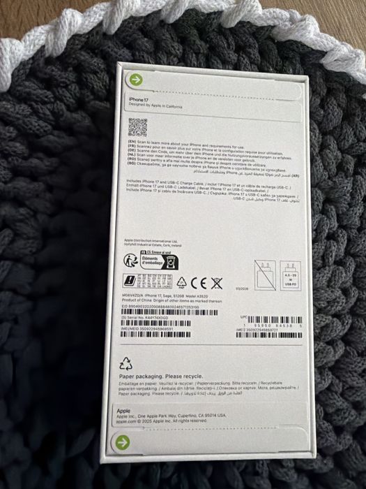 Iphone 17 512 GB nowy