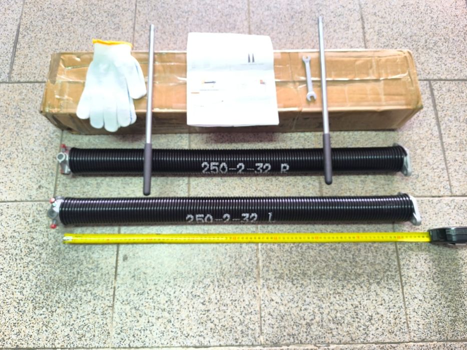 Molas para portão seccionado