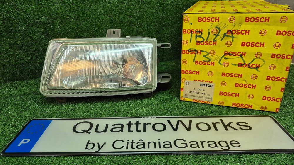 Otica Farol Direito Seat Ibiza II Cordoba I Inca 1993 a 2003 1307022166 BOSCH NOVO