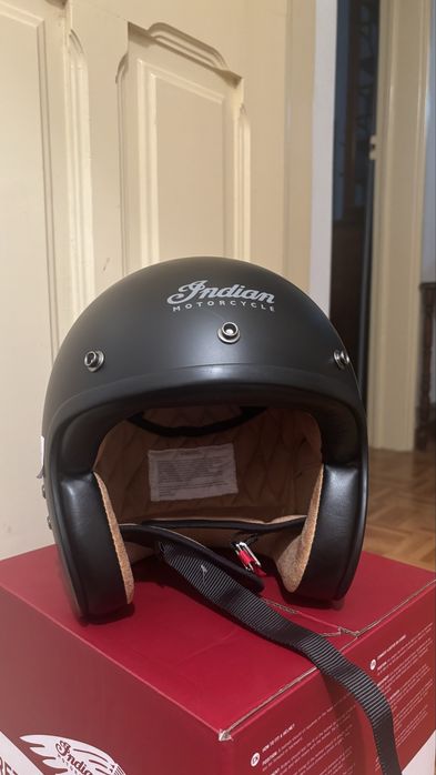 capacete original Indian Motorcycle Retro Open Face