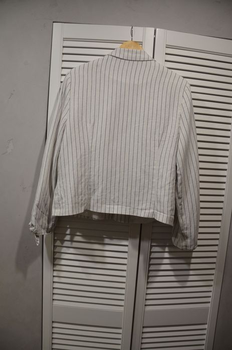 TU krótka marynarka z dodatkiem len r. 46/48