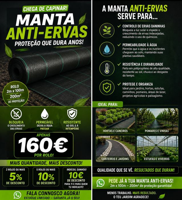 Manta anti-ervas
