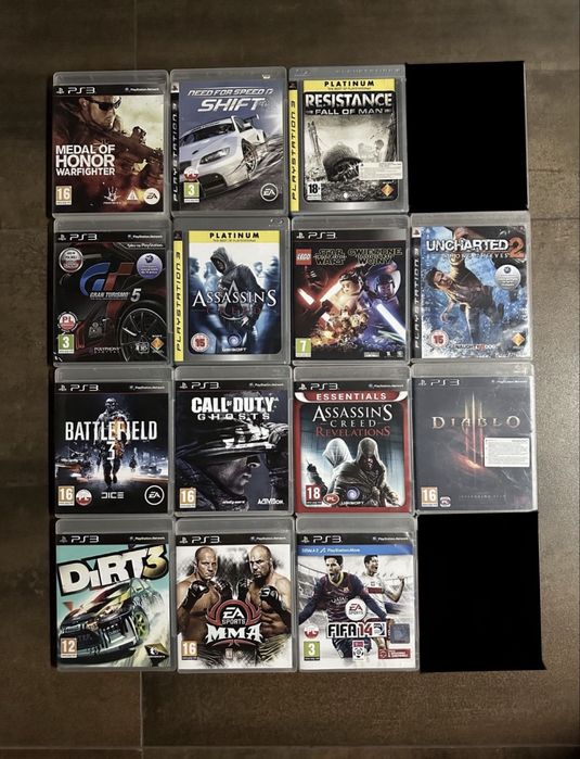 Zestaw 14 gier na konsole Playstation 3