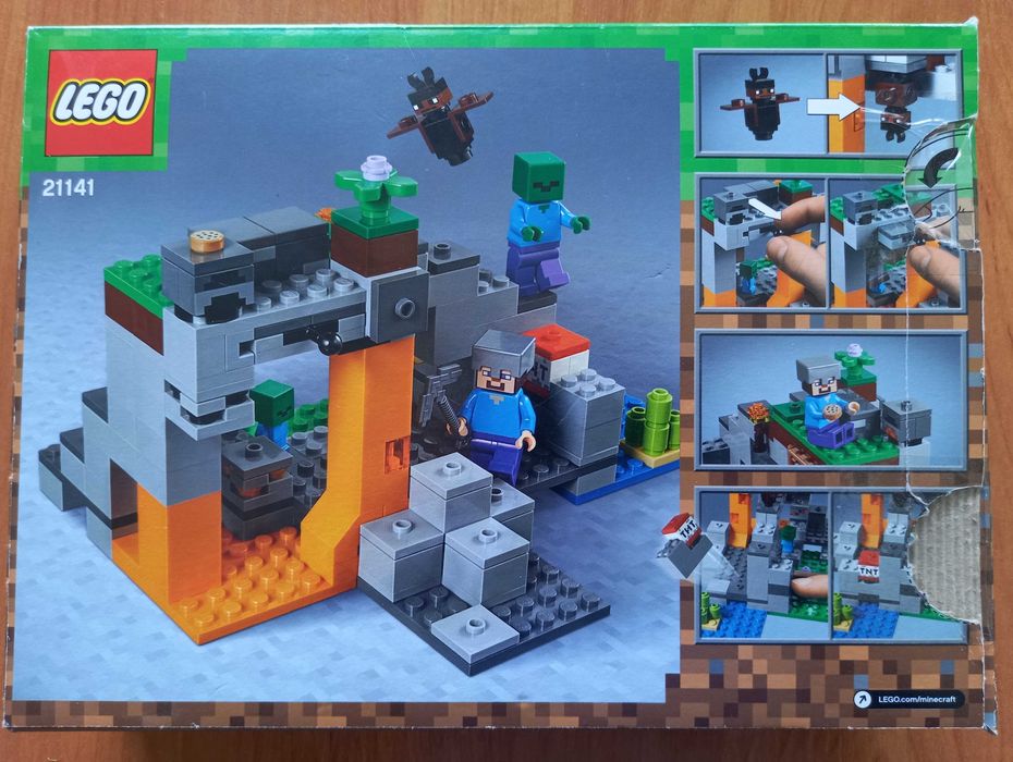 Klocki Lego Minecraft Jaskinia Zombie (21141)