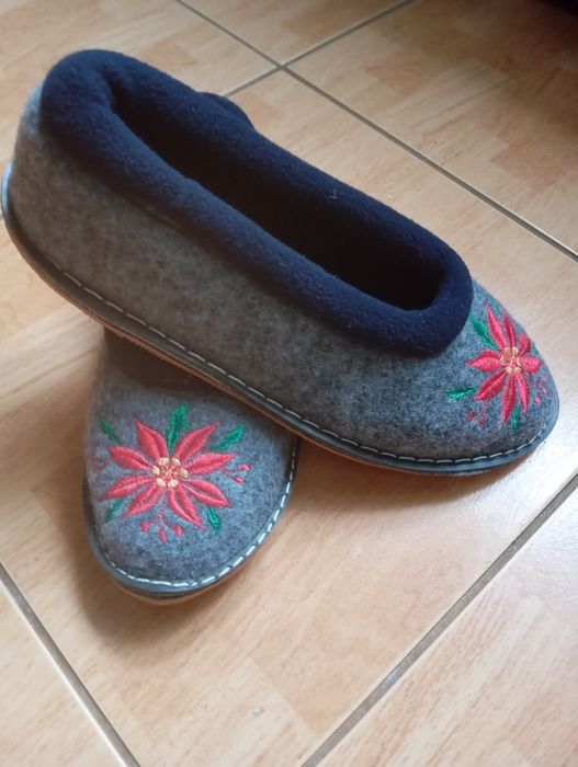 Kapcie filcowe damskie rozmiar 36