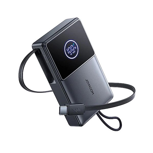 Powerbank Joyroom JR-PR1/10000mAh 22,5W z wbudowanym zwijanym kablem U