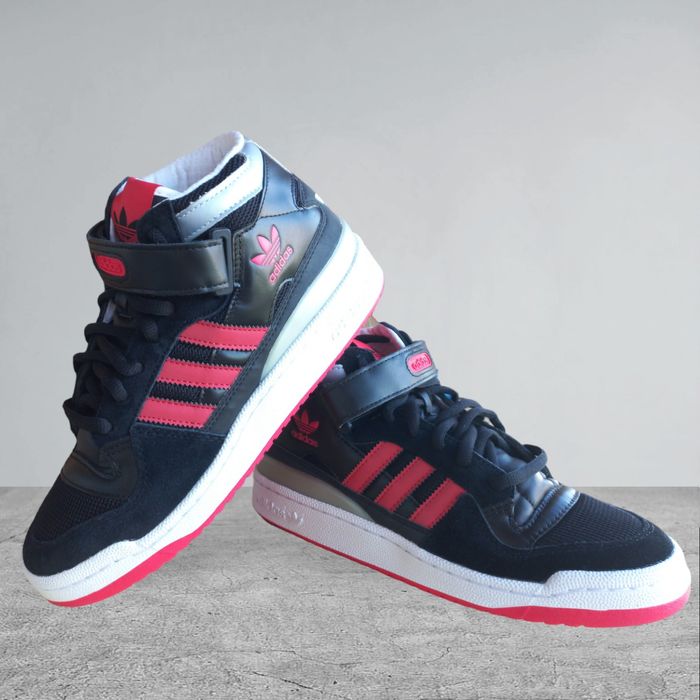 Кросівки НОВІ/ ADIDAS CLOVER FORUM MID Counter High/Black/ Red/Reflect
