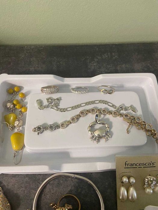 Серьги серебро бижутерия