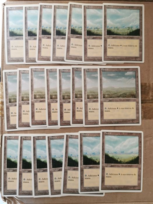 105 terrenos de Quarta edição - Magic the Gathering