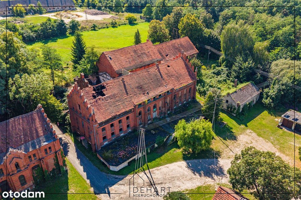 Działka 1,09 ha z zabytkową gorzelnią | Góra k. Jarocina - Widok 2