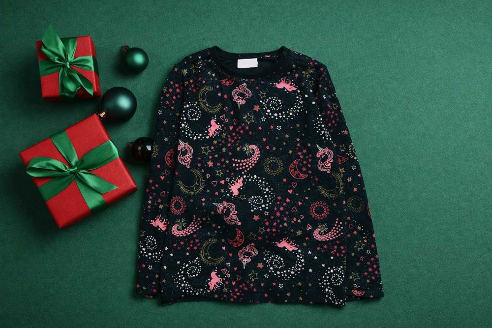 3-4 рок., 104 зріст F&F реглан. Лонгслів з Однорогами. Biocotton