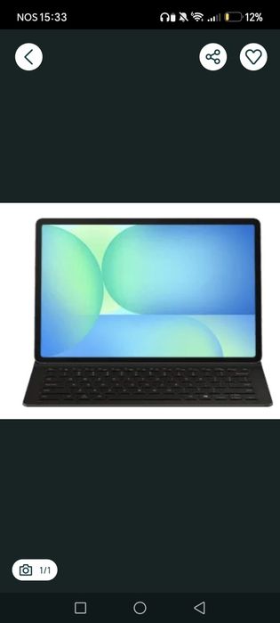 Galaxy Tab S10 FE plus + Capa Teclado Selada e com fatura