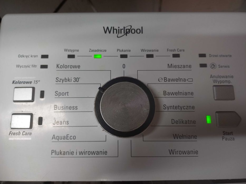 Sprzedam pralkę ład. od góry Whirlpool inverter 1200 obr dowóz gratis.