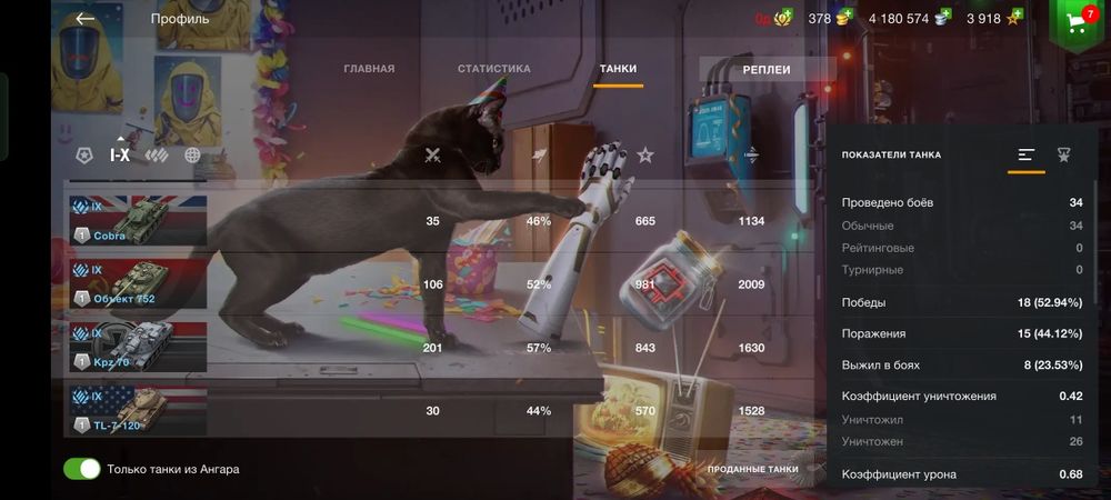 WOT BLITZ  продам аккаунт