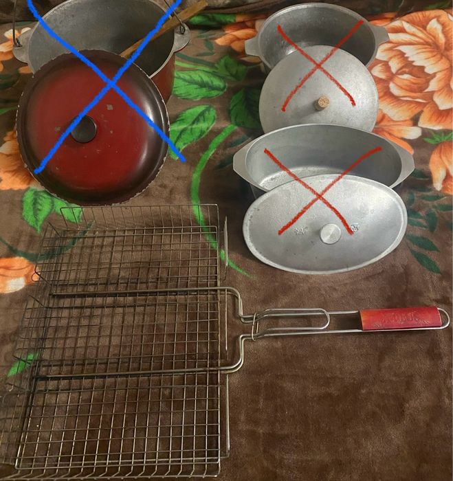 Посуда СССР:подносы,блюда,корзинки,чаши,миски,противень,бокалы,ложки