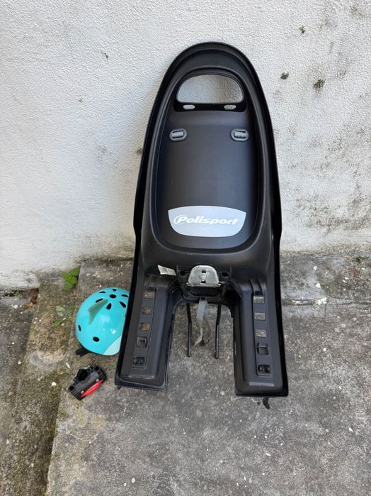 Cadeira de Bicicleta Bebé Fixação no Quadro Preto