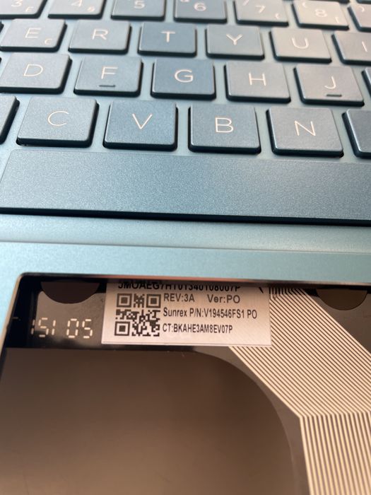 Palmrest com teclado Hp