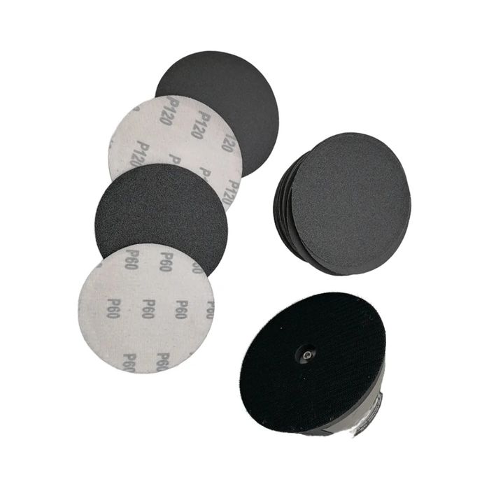Lote de Discos de Lixa Abrasivos 125mm – 120 Unidades (Grão 80 a 320) – Novo