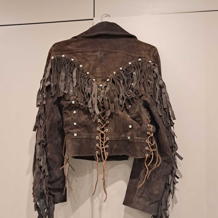 Куртка байкерська фірмова замшева р 40 європейський