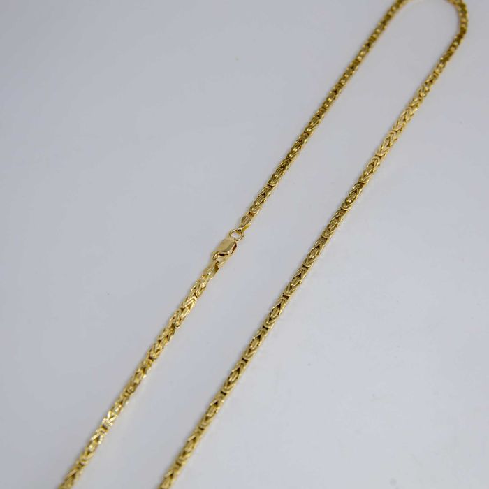 Złoty łańcuszek 585 Królewski 21,81 gram 55cm 2,2mm cechowany PEŁNY NOWY