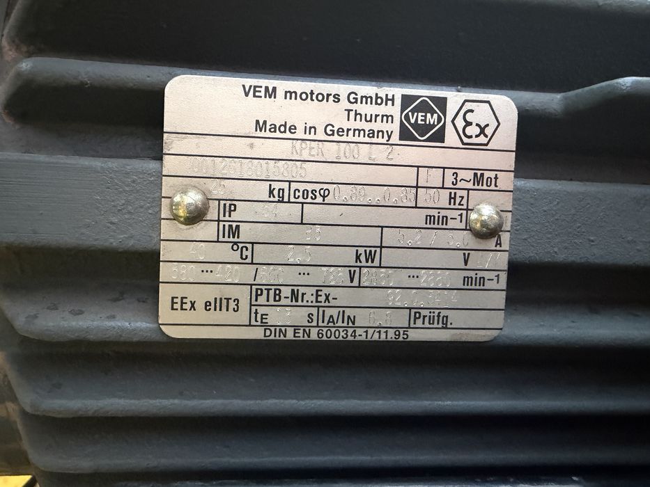 Wentylator TEMPEST DD21 – ATEX, 380V, Made in Germany