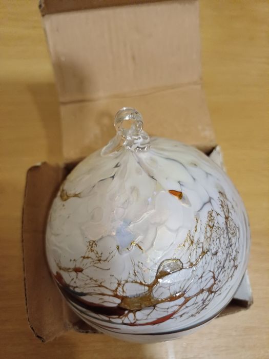 Елочная игрушка- шар. Производство Чехословакии .