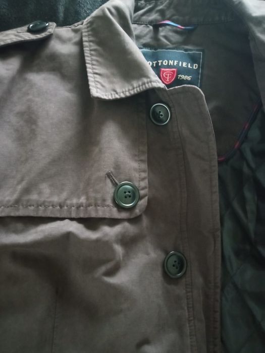 Kurtka parka ocieplana Cottonfield M brązowa