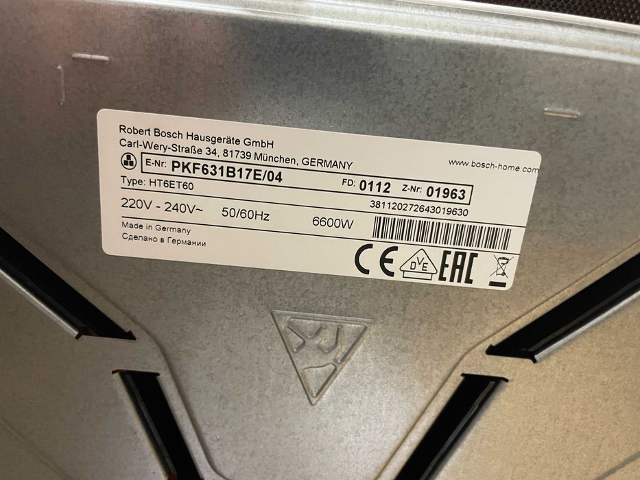 Placa Vitrocerâmica BOSCH 60cm NOVA