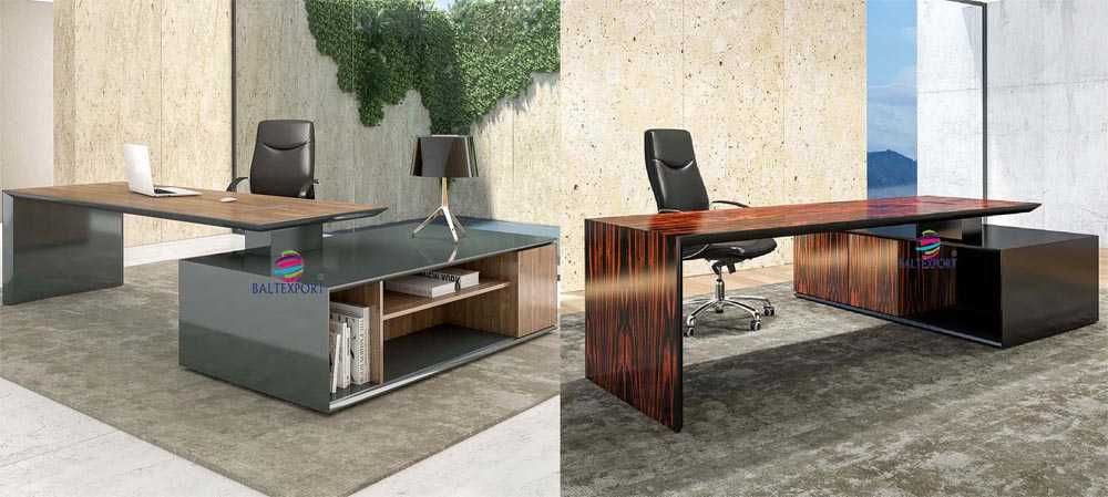 Linha Prime Secretária Mesa Reunião Direção Armário Aparador Madeira