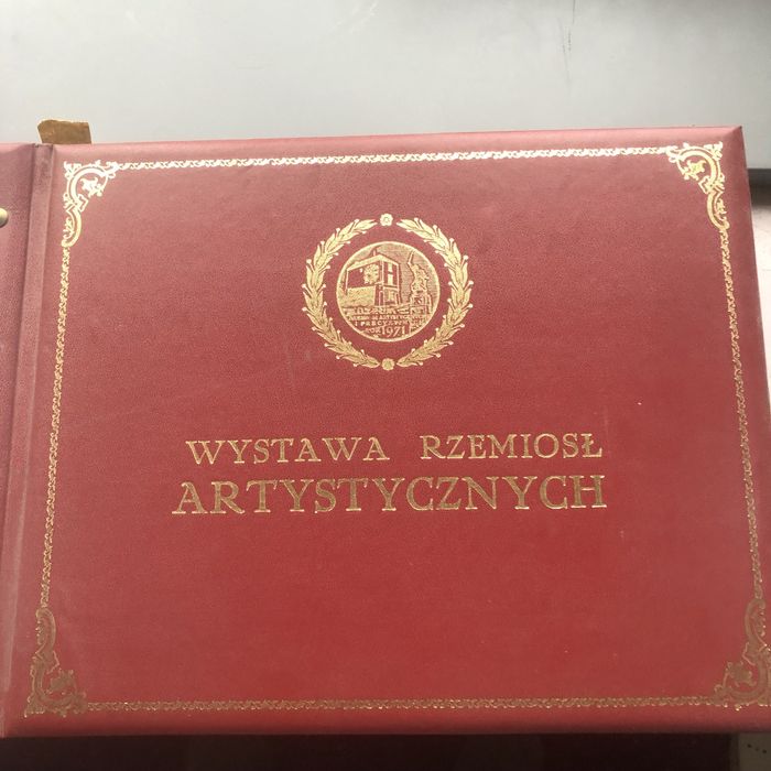 Kamea w złocie,  powojenna ręczny wyrób jubilerski