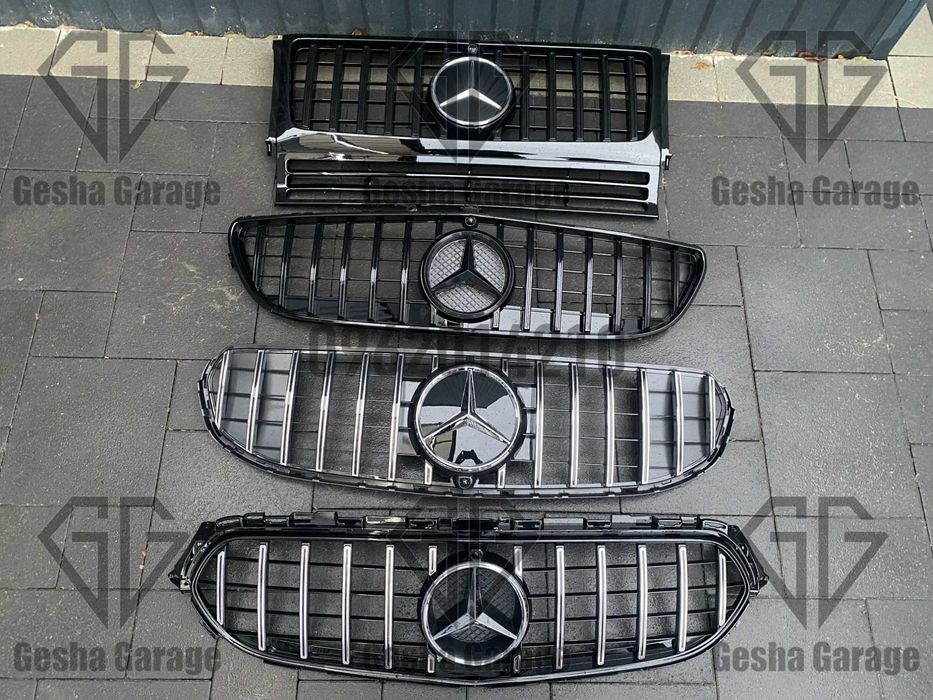 Решетка решітка mercedes мерседес gla slk sl ml glc glk gls gle glb gl