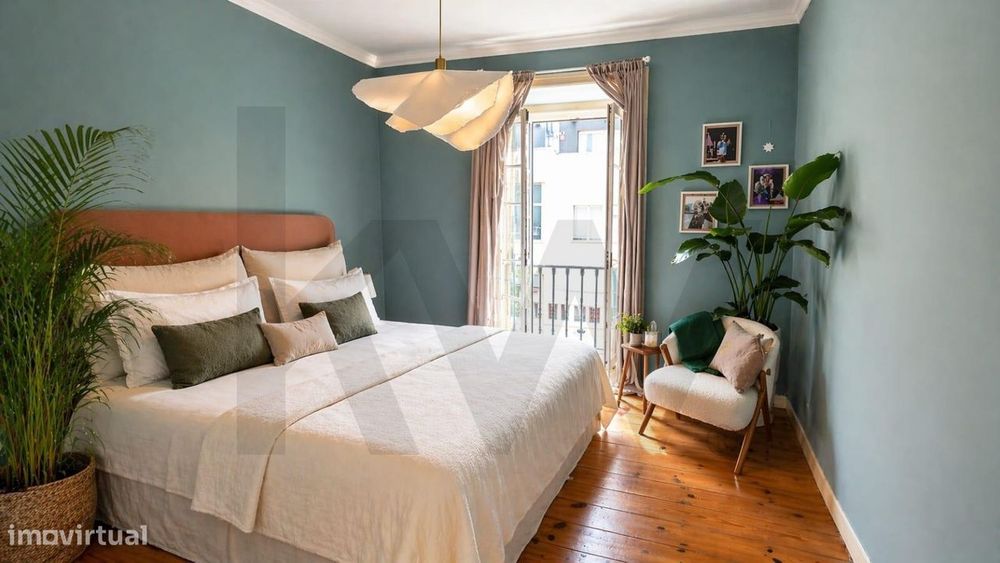 T1+2 com Charme Lisboeta e 75 m2 | Junto às Amoreiras, Lisboa