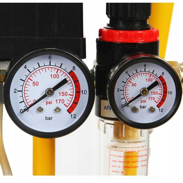 Kompresor olejowy sprężarka powietrza 24l huragan odwadniacz 216l/min