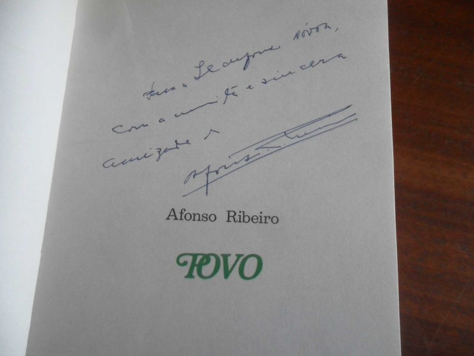 "Povo" de Afonso Ribeiro - 2ª Edição s/d - AUTOGRAFADO