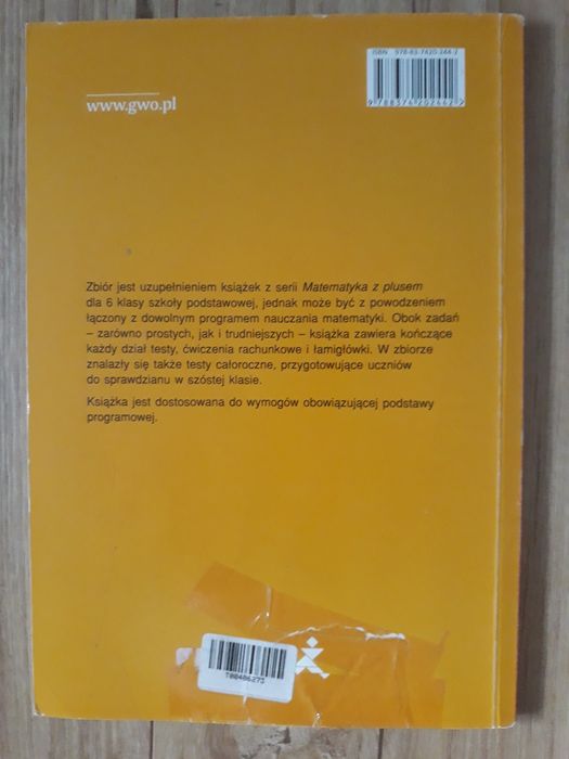 Gwo Matematyka Klasa 6 Zbiór Zadań