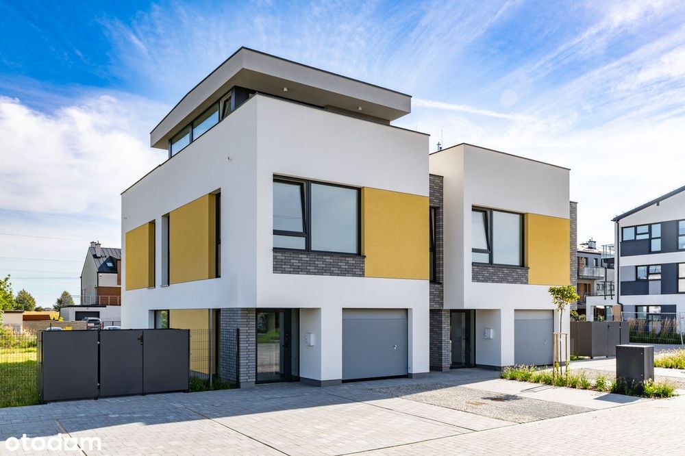 Nowoczesne 62 m², 2 poziomy, ogródek