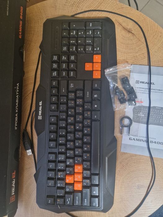 Ігрова клавіатури REAL-EL Gaming 8400