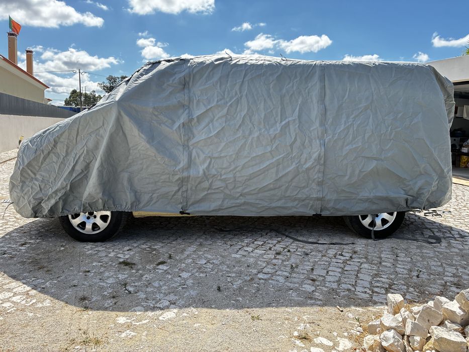 Capa de luxo respirável para carrinha VW T4 (1990–2003), T5 (2003–2015) e T6 com distância entre eixos LONGA