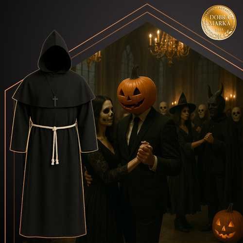 Strój mnicha na Halloween kostium przebranie