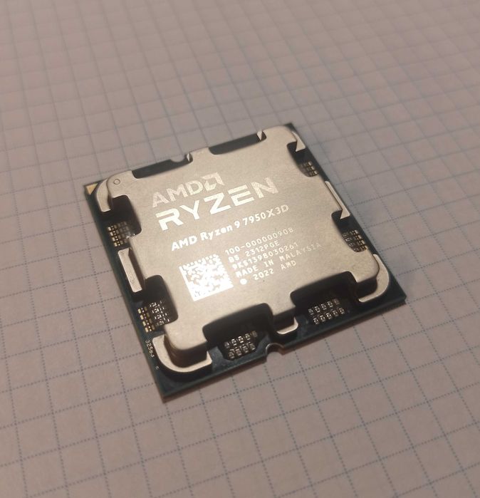 AMD Ryzen 9 7950X3D | Tray | Новий | Тест перед відправкою