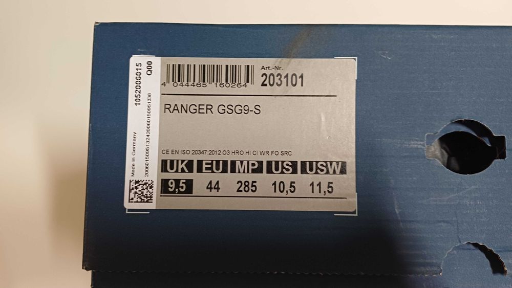 HAIX Buty Taktyczne Ranger GSG9-X Czarne