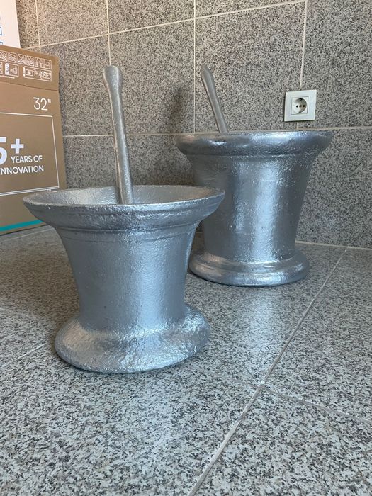 Almofariz com pilão em Ferro