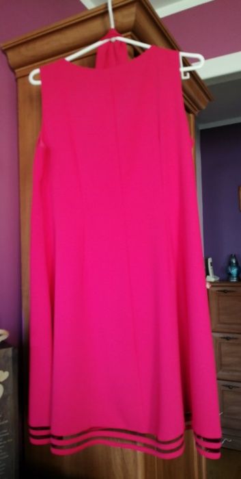 Sukienka wizytowa firmy Why Not ,rozmiar 40 w kolorze fuksji.