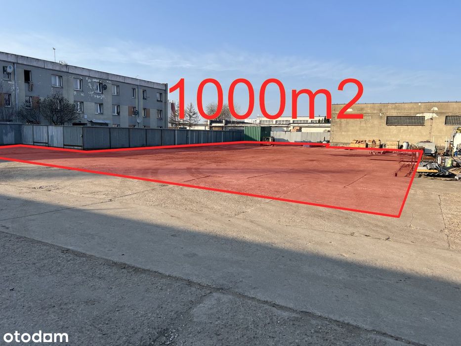 Plac do wynajęcia dla biznesu – 1000 m², Gdynia ul. Hutnicza