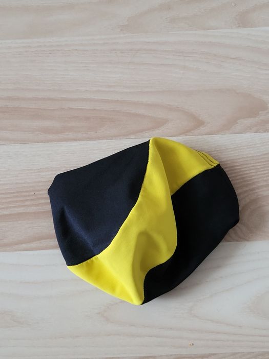 Czepek na basen czarno żółty dla chłopca 2-3lata