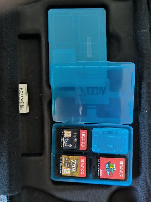 Nintendo switch com 3 jogos