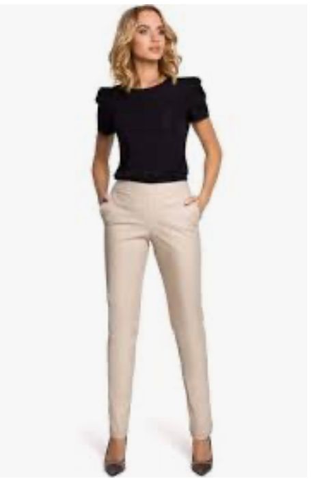 Spodnie Max Mara rozmiar M/L kolor ecru