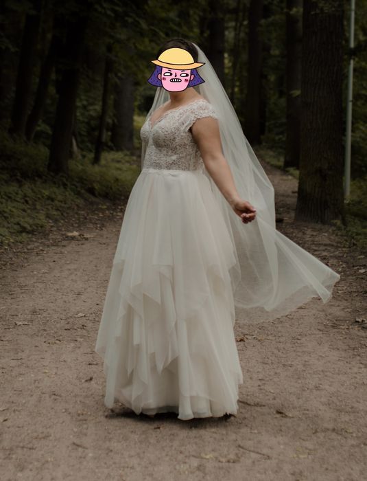 Suknia ślubna z gorsetem